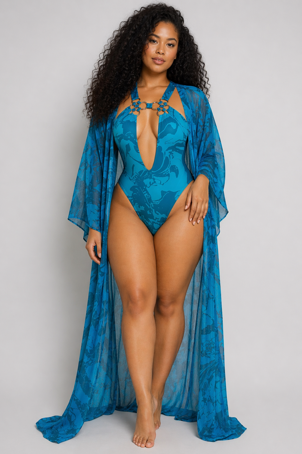 Teal Mirage Swim Set
